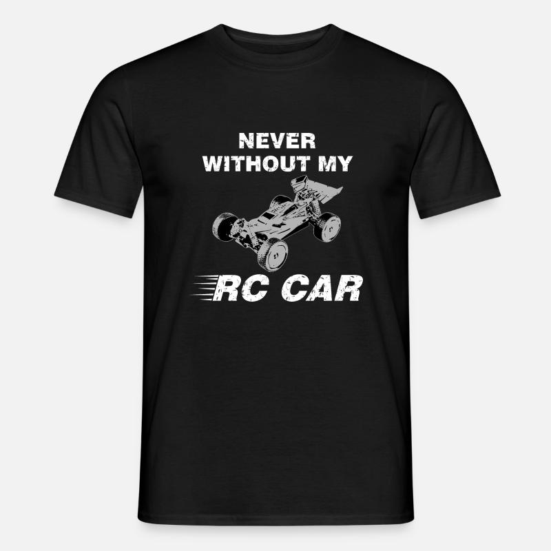 Never Without My RC Car - Männer T-Shirt - Schwarz