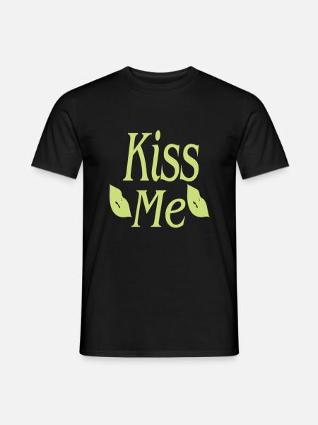Embrasse-moi - T-shirt homme - noir