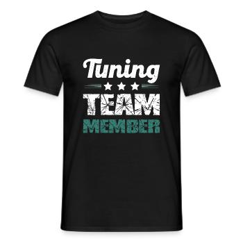 Équipe de tuning - T-shirt homme - noir - Devant - AI Model Male 178 light (178cm)