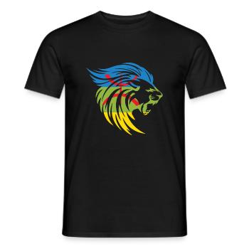 AMAZIGH SYMBOLE BERBERE Z IMAZIGHEN - T-shirt homme - noir - Devant - AI Model Male 178 light (178cm)