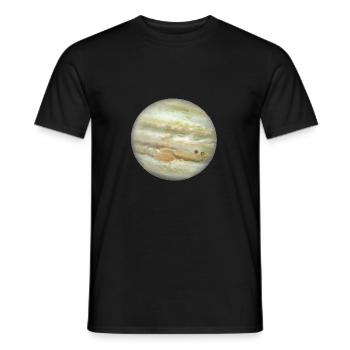 Planet Jupiter - Männer T-Shirt - Schwarz - Vorne - AI Model Male 178 light (178cm)