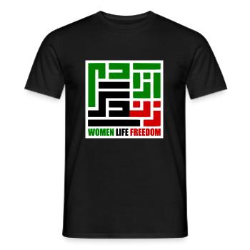 Women life freedom - T-shirt homme - noir - Devant - AI Model Male 178 light (178cm)