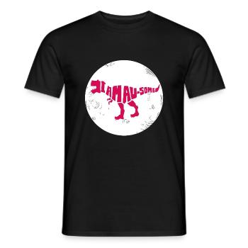 Dinosaurier. I am awesome style. Tiere. Urzeit - Männer T-Shirt - Schwarz - Vorne - AI Model Male 178 light (178cm)