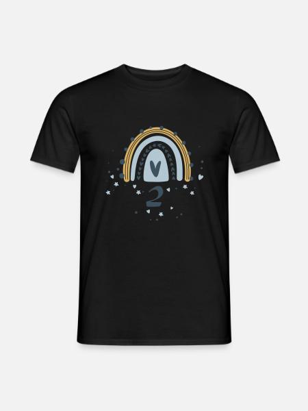 2 garçons d’anniversaire - T-shirt homme - noir