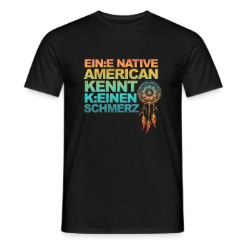 Lustiger Spruch und Satire über Gendern & Wokeness - Männer T-Shirt - Schwarz - Vorne - AI Model Male 178 light (178cm)