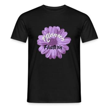 Pflanzenflüsterin Blume - Männer T-Shirt - Schwarz - Vorne - AI Model Male 178 light (178cm)