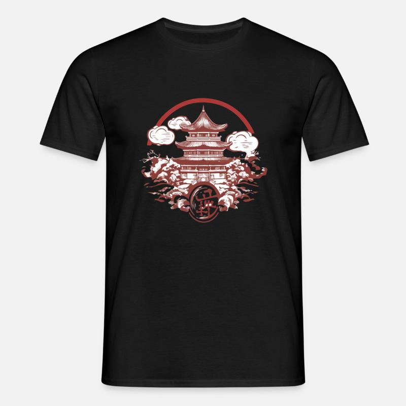 Chinesische Folklore - Männer T-Shirt - Schwarz