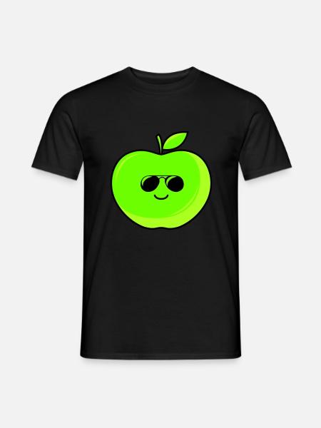 Pomme fraîche - T-shirt homme - noir