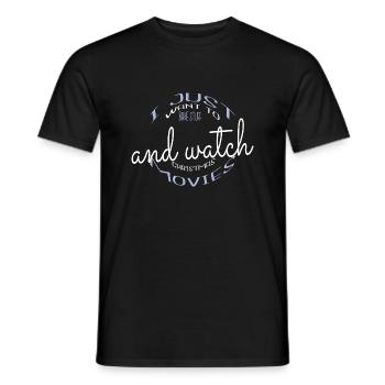 Blague Dino Mignon Dinosaure Fan Geek Dictons Muffin - T-shirt homme - noir - Devant - AI Model Male 178 light (178cm)