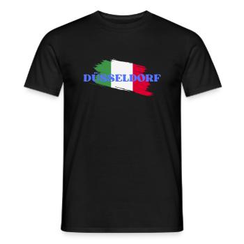 Dusseldorf - T-shirt homme - noir - Devant - AI Model Male 178 light (178cm)