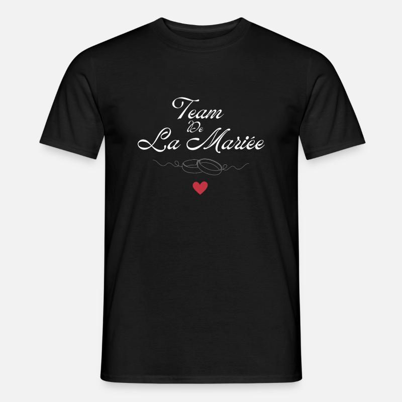 Braut Team - Braut Team - Männer T-Shirt - Schwarz