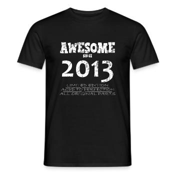 2013 - Legendary 11th Anniversary - Men's T-Shirt - black - Front - AI Model Male 178 light (178cm)