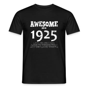 1925 - Legendärer 99. Jahrestag - Männer T-Shirt - Schwarz - Vorne - AI Model Male 178 light (178cm)