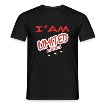 LIMITED EDITION - T-shirt homme - noir - Devant - AI Model Male 178 light (178cm)