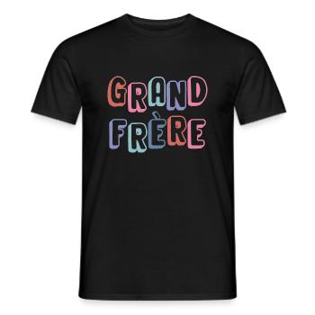Big Brother - New Born Family - Men's T-Shirt - black - Front - AI Model Male 178 light (178cm)