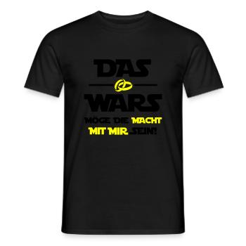 That's it may the power 002 - Men's T-Shirt - black - Front - AI Model Male 178 light (178cm)