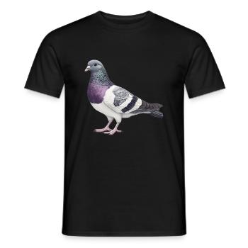 Dove - Men's T-Shirt - black - Front - AI Model Male 178 light (178cm)