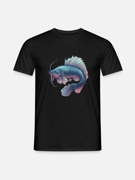 Poisson Fantasy - T-shirt homme - noir