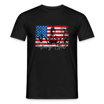 Strong Girl - Männer T-Shirt - Schwarz - Vorne - AI Model Male 178 light (178cm)