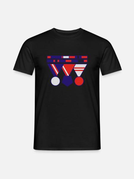 ordenspange - Männer T-Shirt - Schwarz