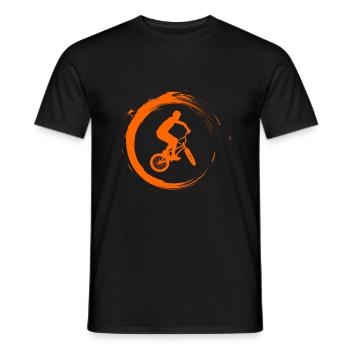 BMX - Männer T-Shirt - Schwarz - Vorne - AI Model Male 178 light (178cm)