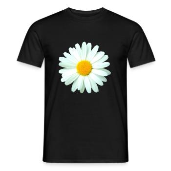 Marguerite - T-shirt homme - noir - Devant - AI Model Male 178 light (178cm)