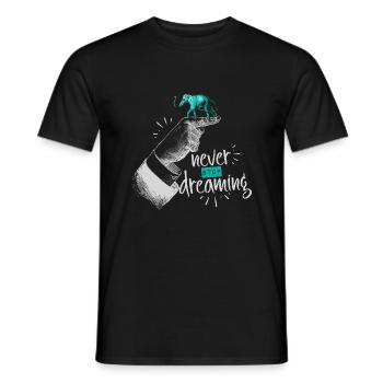 Motivation Mindset Positiv Freiheit Traum - Männer T-Shirt - Schwarz - Vorne - AI Model Male 178 light (178cm)