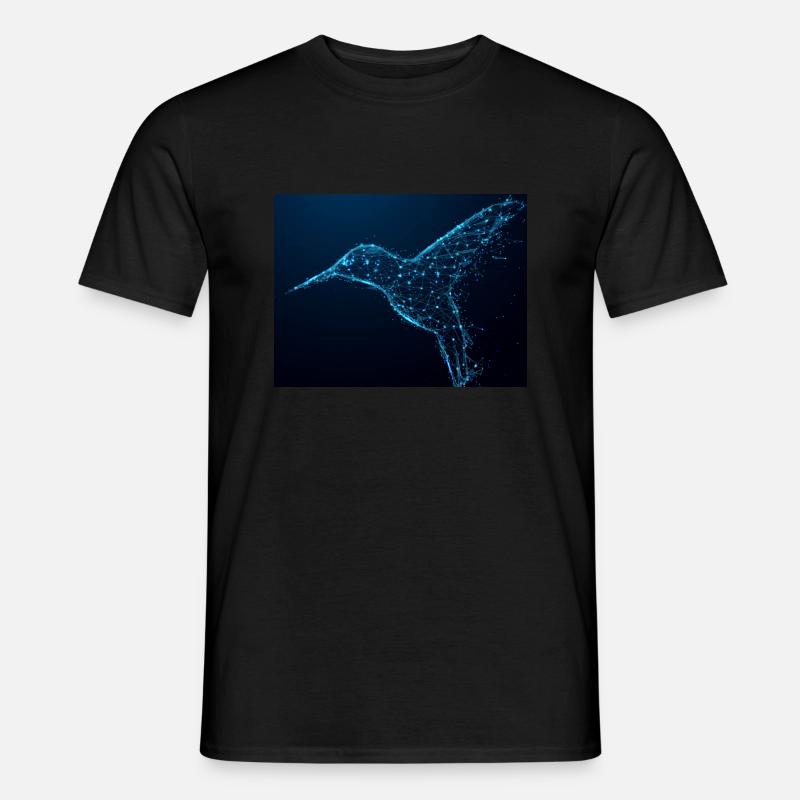 kolibri - Männer T-Shirt - Schwarz