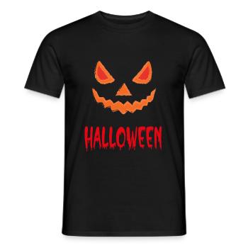 Halloween - Men's T-Shirt - black - Front - AI Model Male 178 light (178cm)