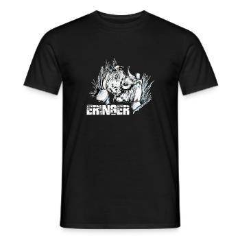 Eringer, Hirtenkuh - Männer T-Shirt - Schwarz - Vorne - AI Model Male 178 light (178cm)