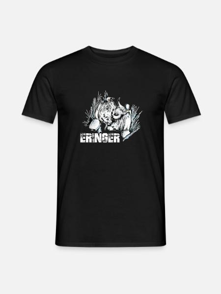 Eringer, heren cow - Men's T-Shirt - black