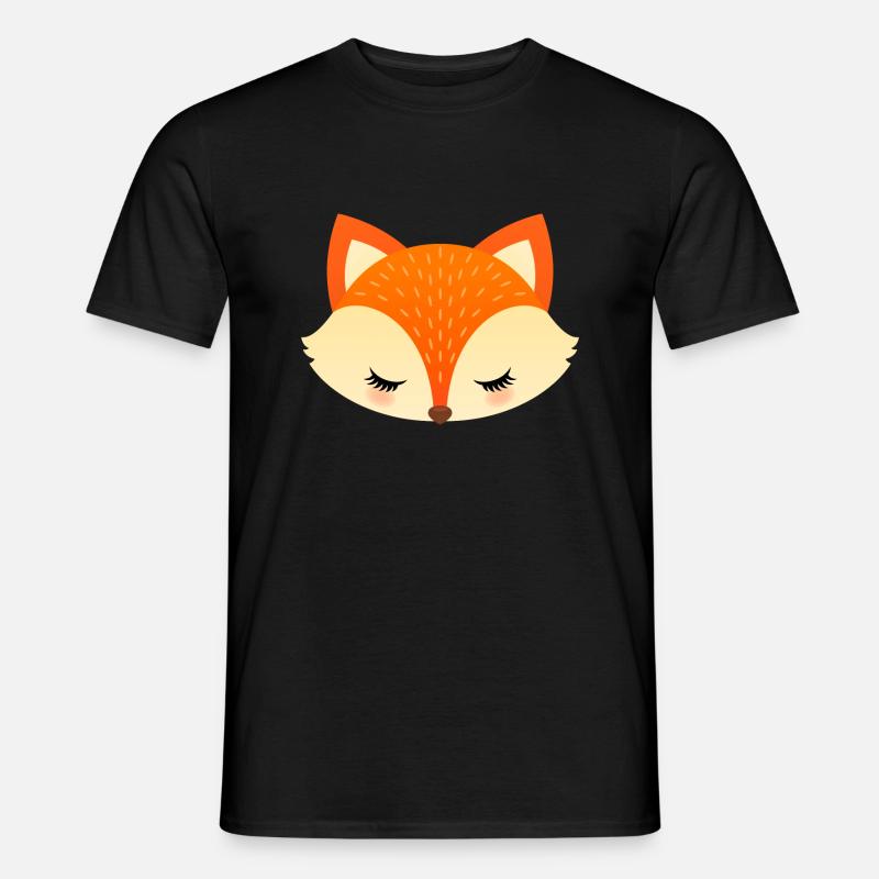 Fuchs Schlaufuchs Schule Kindergarten Einschulung - Männer T-Shirt - Schwarz