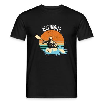 Meilleur(e) Boofer Whitewater Kayak - T-shirt homme - noir - Devant - AI Model Male 178 light (178cm)