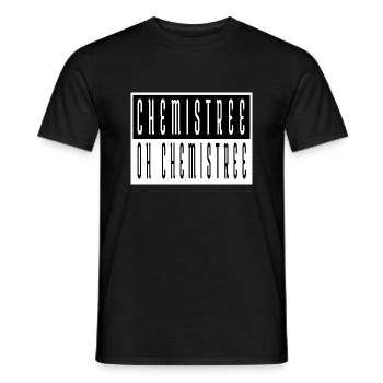 Idée présente dork happy dictons blague drôle animal - T-shirt homme - noir - Devant - AI Model Male 178 light (178cm)
