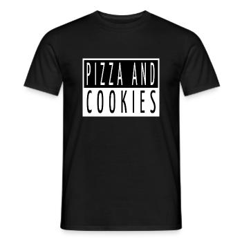 delicious bday chef funny tshirts cookies green - Männer T-Shirt - Schwarz - Vorne - AI Model Male 178 light (178cm)