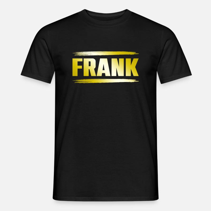 Frank - Männer T-Shirt - Schwarz