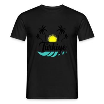 türkiye - Männer T-Shirt - Schwarz - Vorne - AI Model Male 178 light (178cm)