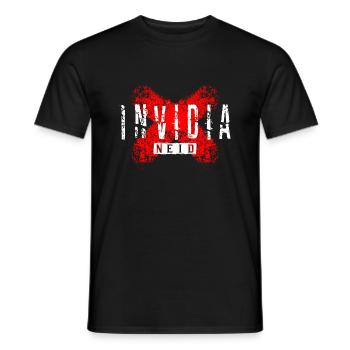 Invidia - L’envie - T-shirt homme - noir - Devant - AI Model Male 178 light (178cm)