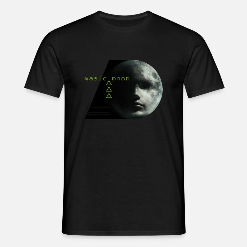 magic moon - Männer T-Shirt - Schwarz