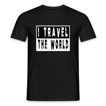 cool fun family holiday artistic - Männer T-Shirt - Schwarz - Vorne - AI Model Male 178 light (178cm)