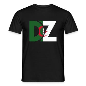 Algerische DZs - Algerien Geschenkidee - Männer T-Shirt - Schwarz - Vorne - AI Model Male 178 light (178cm)