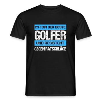 Resistant Golfer - Men's T-Shirt - black - Front - AI Model Male 178 light (178cm)