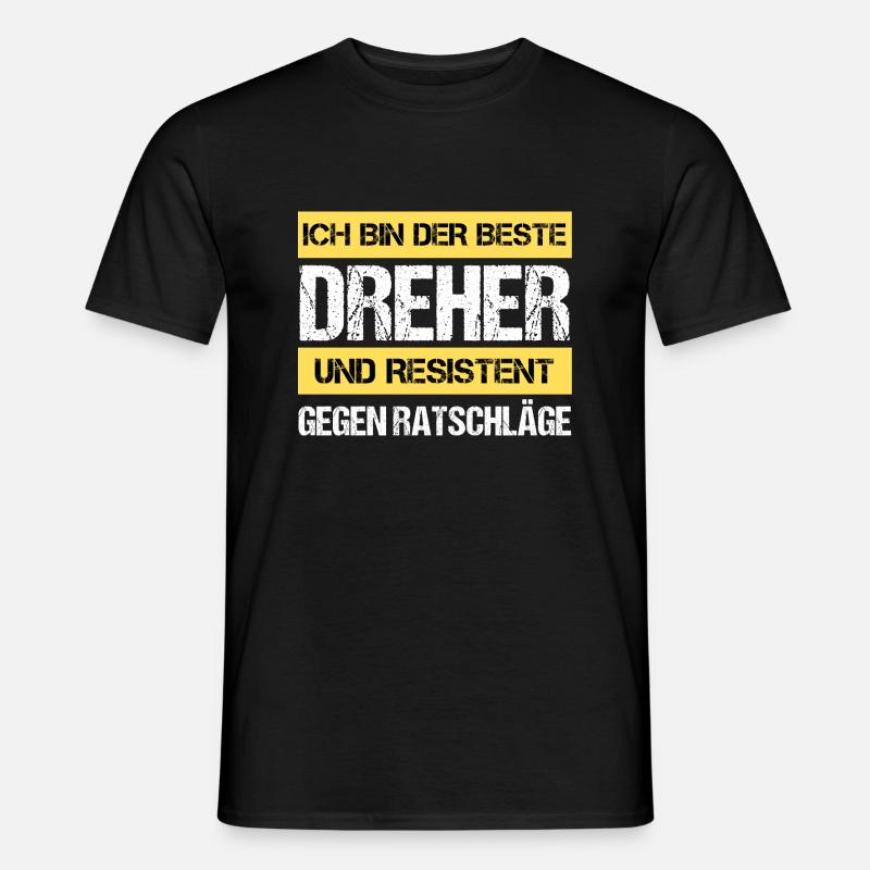 Resistenter Dreher - Männer T-Shirt - Schwarz