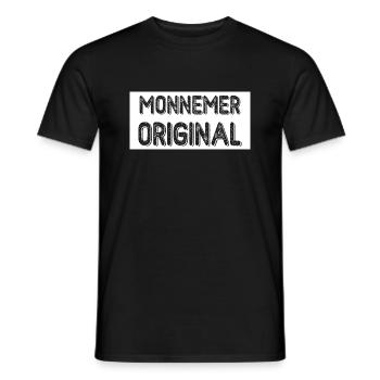 Mannheim Monnem Mannheimat - Männer T-Shirt - Schwarz - Vorne - AI Model Male 178 light (178cm)