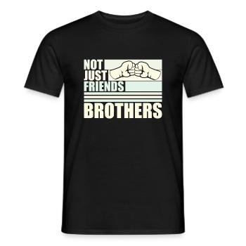 Nicht nur Freunde Brüder Passende Familie Freund - Männer T-Shirt - Schwarz - Vorne - AI Model Male 178 light (178cm)