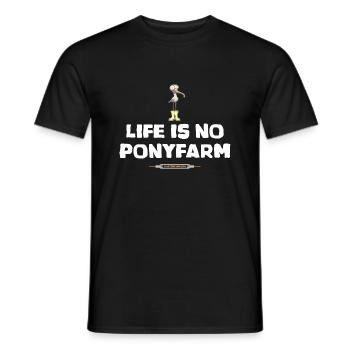 Licorne côtière Idiomes Proverbe - Anglais - T-shirt homme - noir - Devant - AI Model Male 178 light (178cm)
