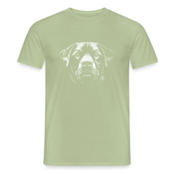 Rottweiler - Hund - Männer T-Shirt - Sage - Vorne - AI Model Male 178 light (178cm)