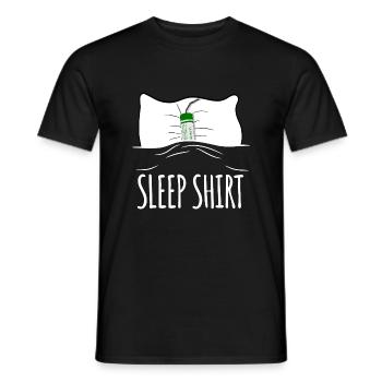 Feux d’artifice Lève-tard - T-shirt homme - noir - Devant - AI Model Male 178 light (178cm)
