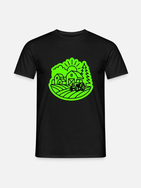 Farm Agriculture - Men's T-Shirt - black