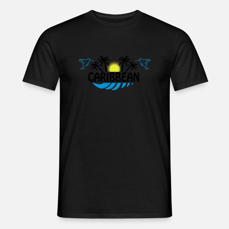 caribbean2 - Männer T-Shirt - Schwarz